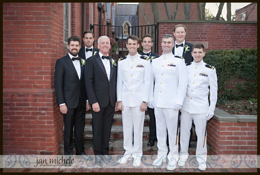 1087 Winter Army Navy Country Club Wedding Picture
