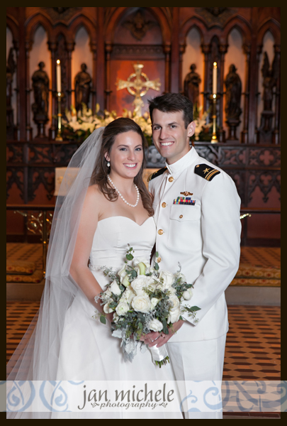 4033 Winter Army Navy Country Club Wedding Picture