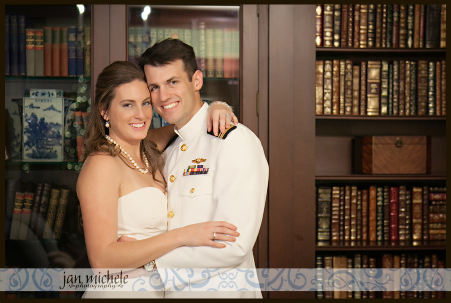 4072 Winter Army Navy Country Club Wedding Picture