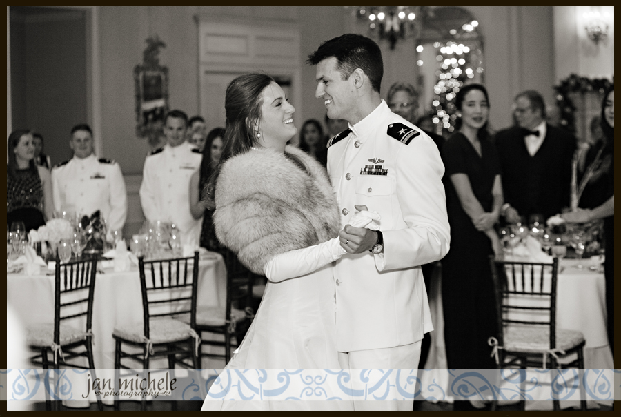 5113 Winter Army Navy Country Club Wedding Picture