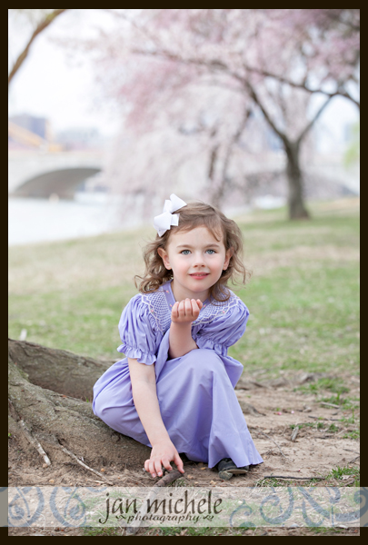 36 cherry blossom pictures with little girls